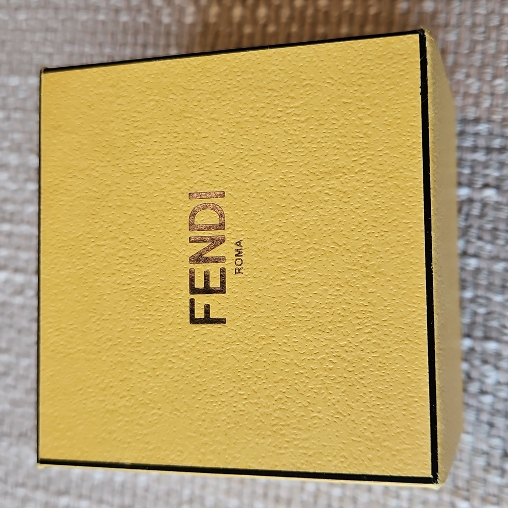 Fendi Gold Pearl F is Fendi Ring NEW w/Box [Size 6.25] - Picture 8 of 8